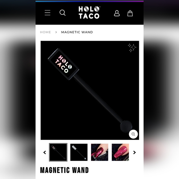 NEW Holo Taco Magnetic Dual Ended Wand + Nail Art Cosmetics Sponge Bundle of 19 - Picture 8 of 12